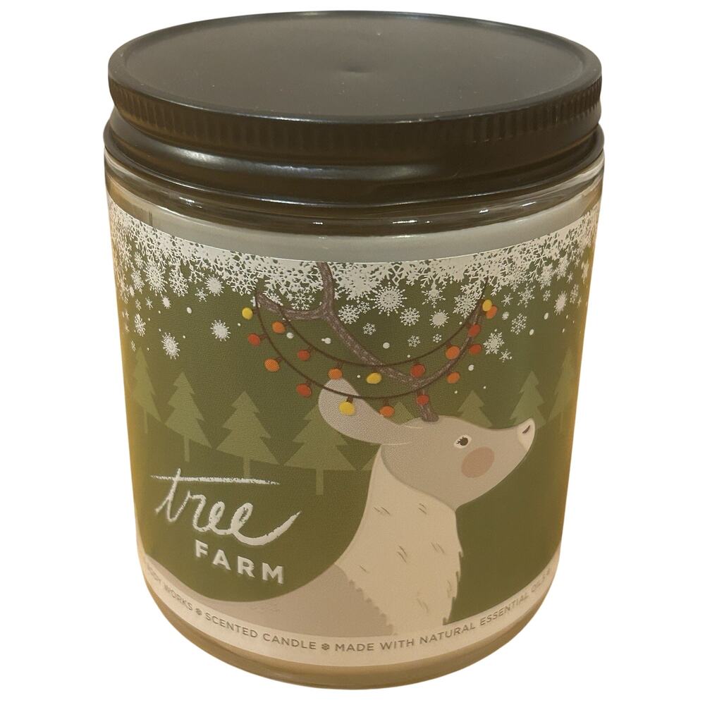 Bath and Body Works Tree Farm Single Wick Candle 7oz - Picture 1 of 9